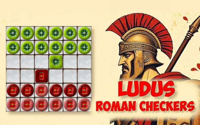 Ludus Roman Checkers: Ancient Strategy Board Game
