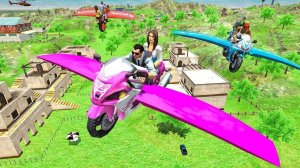 Flying Motorbike Real Simulator: 3D Driving Game