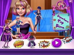 Superhero Toy Shop Online Game
