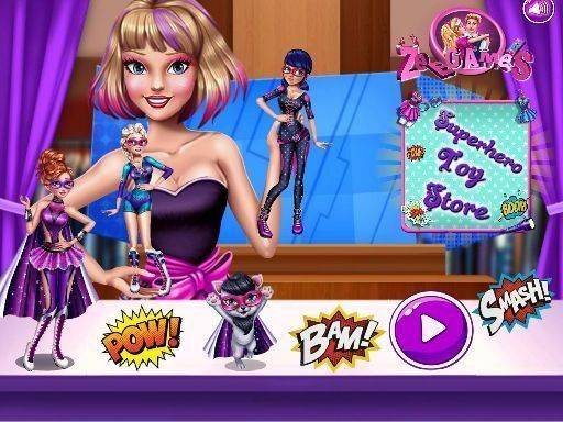 Superhero Toy Shop Online Game Arcade Game