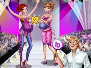 Pregnant Princesses Catwalk Show Online Game