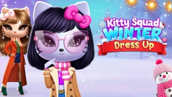 Kitty Squad Winter Dress Up Game Dress Up Game