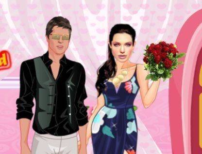 Angelina And Brad Romantic Date Online Game - Dress Up Game