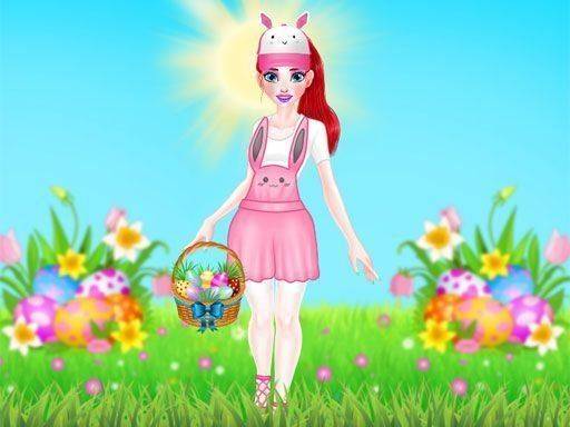 Princess Easter Hurly Burly Dress Up Game - Dress Up Game
