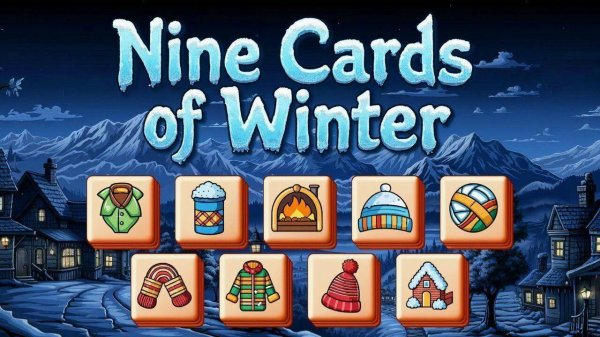 Nine Cards of Winter: Holiday Match Puzzle - Puzzle Game