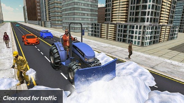 Russia Extreme Grand Snow Clean Road Simulator 19 Online Driving Game