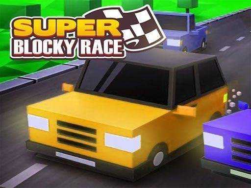 Super Blocky Race Online Arcade Game