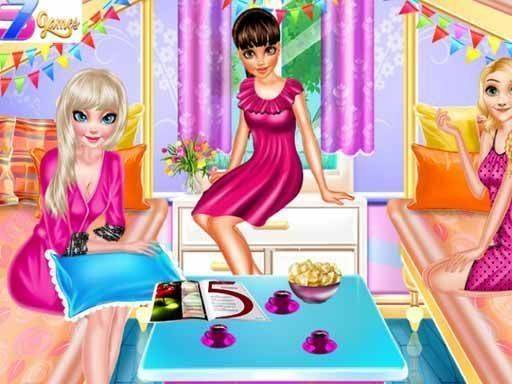 Princess Pajama Party Sleepover Game Dress Up