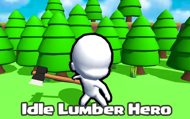 Idle Lumber Hero - Wood Chopping Clicker Game