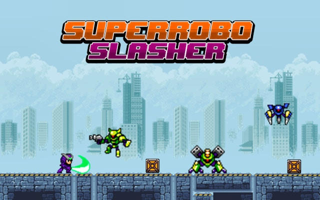 Super Robo Slasher - Action Platformer Game