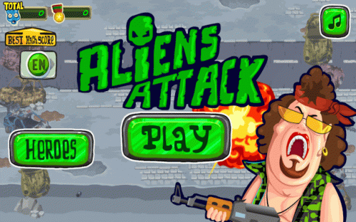 Aliens Attack - Space precision fighter Game