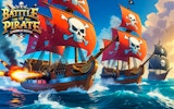 Battle of Pirate: Caribbean Battle - Naval Warfare Game