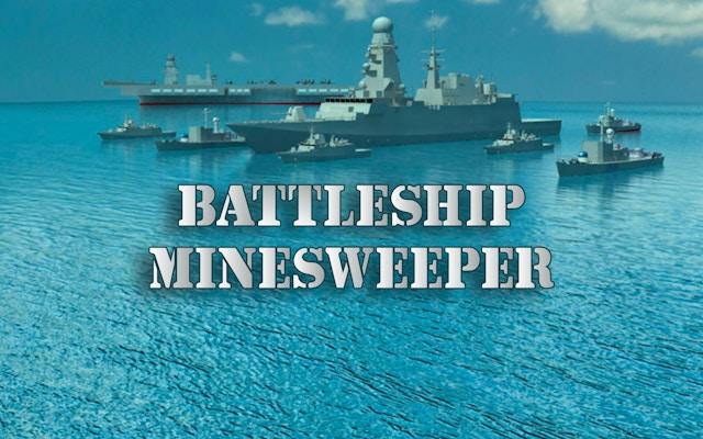 Battleship projectilesweeper: Naval Grid Puzzle