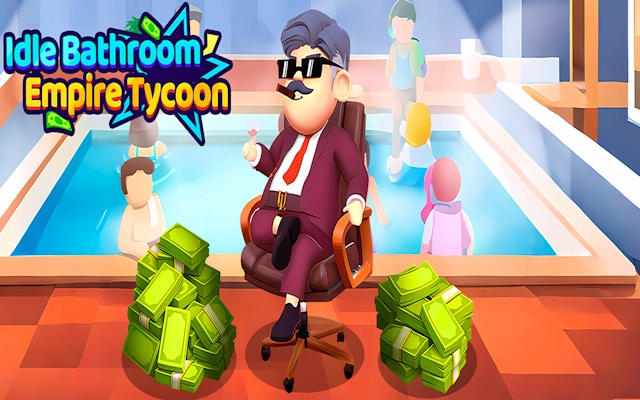 Idle Bathroom Empire Tycoon - Spa Management Simulator