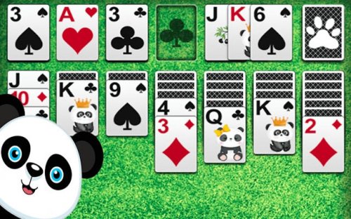 Klondike Solitaire Panda: Classic Card Game