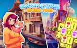 Mahjong Solitaire World Tour: Tile Matching Puzzle Game
