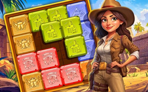 Temple Blocks: Ancient Egypt Puzzle