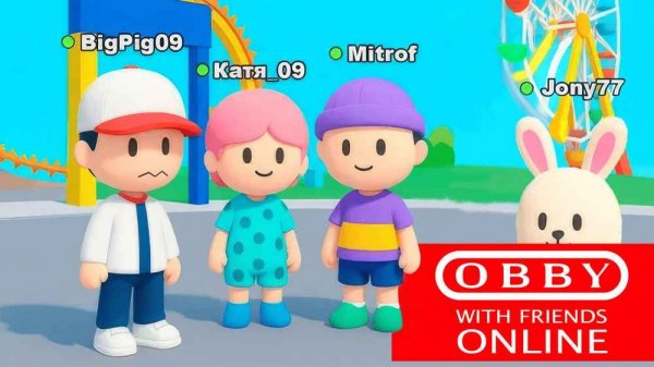 Obby with Friends Online: Social Adventure Game - Multiplayer Game